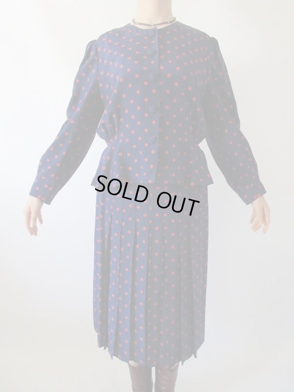 画像3: 【着回しさせたら最強*】超美品*お仕立て品水玉セットアップ