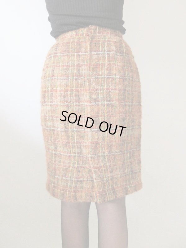 画像11: 【極上ツイード*】超美品*大人チェックのお仕立て品セットアップ