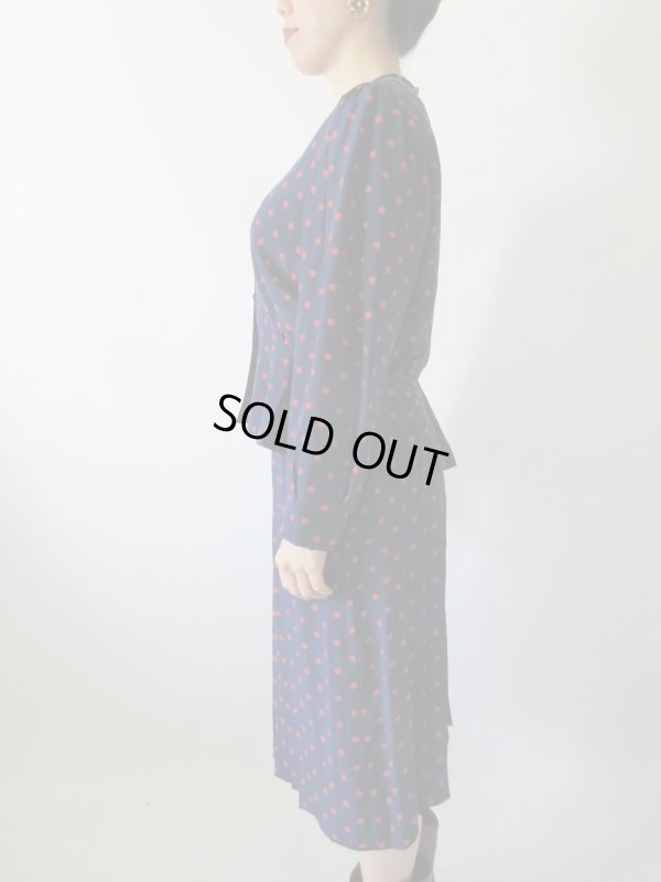 画像4: 【着回しさせたら最強*】超美品*お仕立て品水玉セットアップ