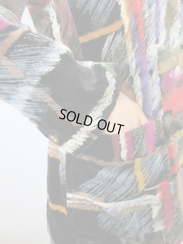 画像7: 【これ着て美術館とか行きたい*】アート配色の大人顔ジャケット