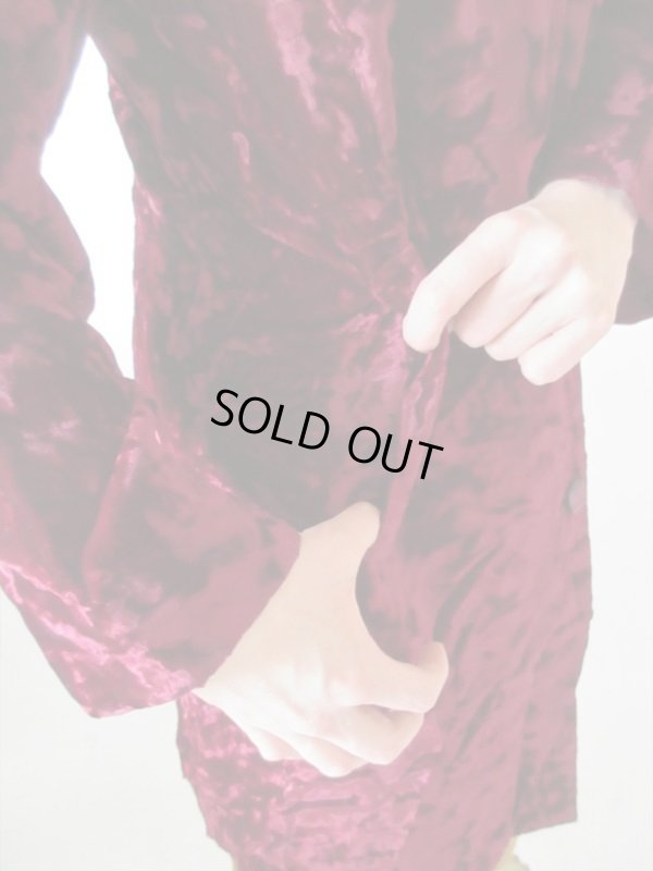 画像7: 【リッチな素材感に脱帽*】超美品*お仕立て品ベロア地コート