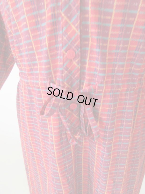 画像7: 【配色がオシャレ*】ショルダー切り替えのゆったりワンピース 