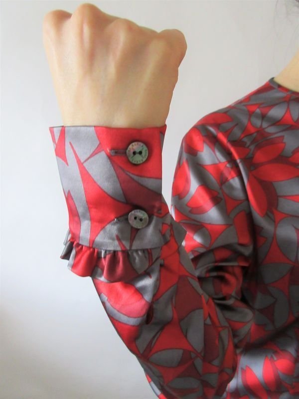 画像9: HANAEMORIのヴィンテージ*フリルデザインブラウス