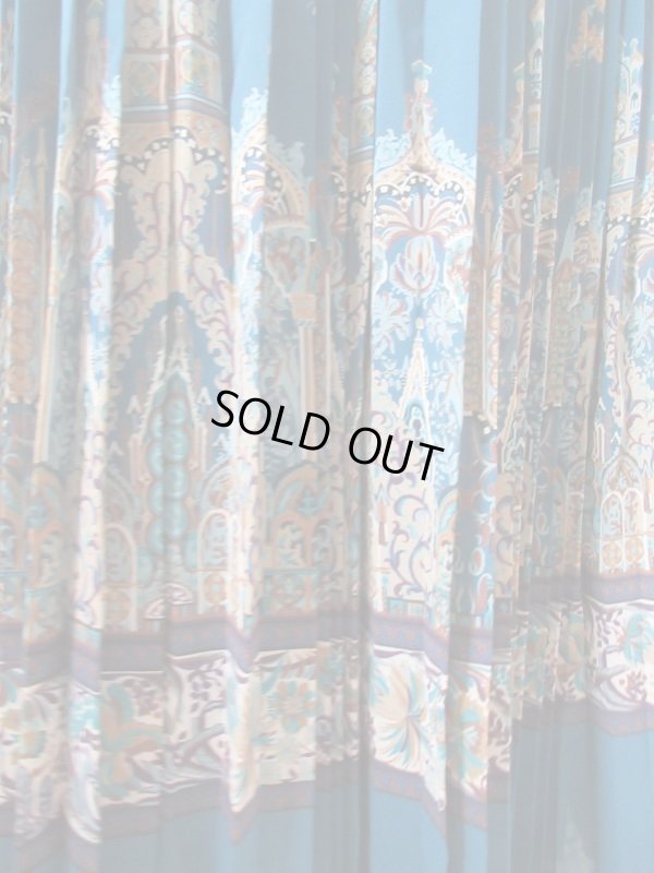 画像4: 【アールヌーボーな雰囲気が素敵*】Dead stock*フラワープリーツスカート