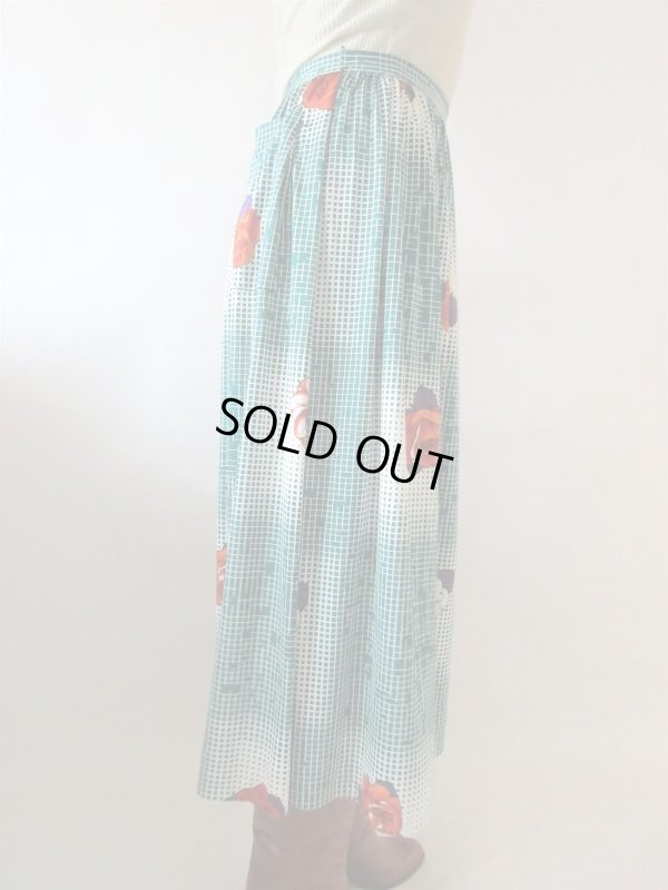 画像4: 【何と合わせようかワクワクします*】レトロフラワースカート