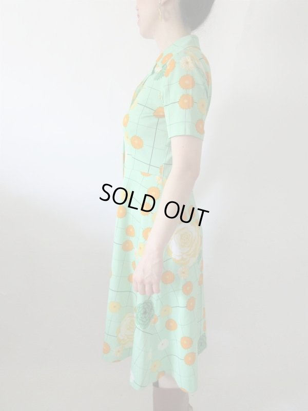 画像6: 【ネックレスと2点セット*】チャーミングフラワーワンピース