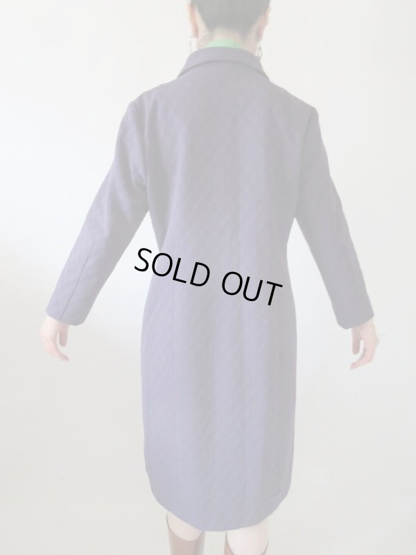 画像5: 【地模様がお花模様*】ワントーンフラワーワンピ