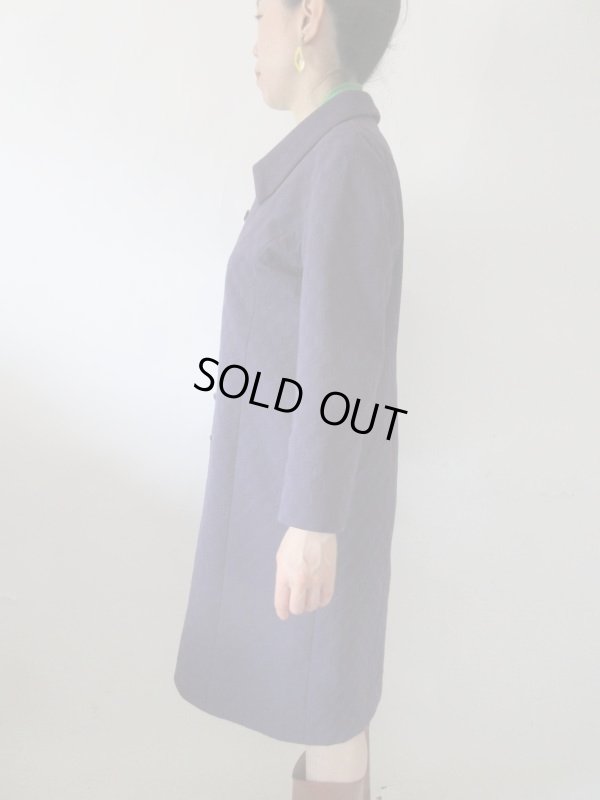 画像4: 【地模様がお花模様*】ワントーンフラワーワンピ