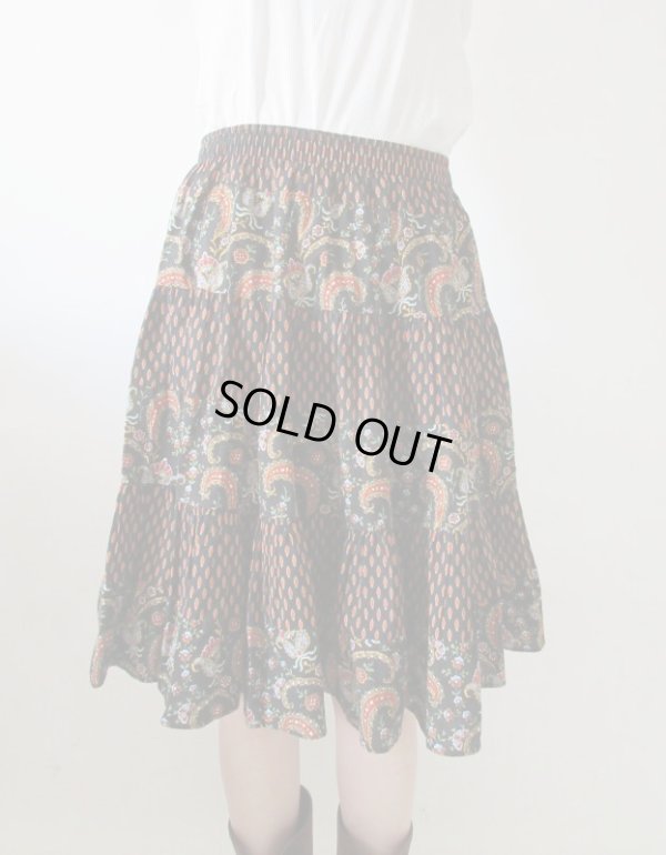 画像3: 【ドラマティックに履きこなす*】ウエストゴムのペイズリー柄スカート