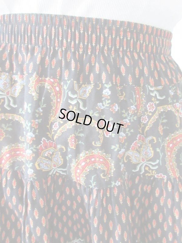 画像6: 【ドラマティックに履きこなす*】ウエストゴムのペイズリー柄スカート