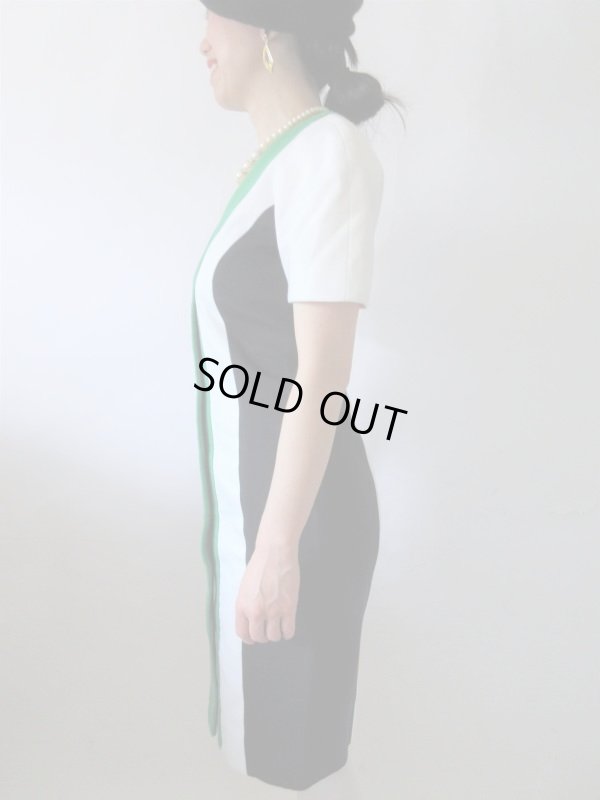 画像3: 【緑×紺×白の最強の組み合わせ*】USAvintageのワンピース