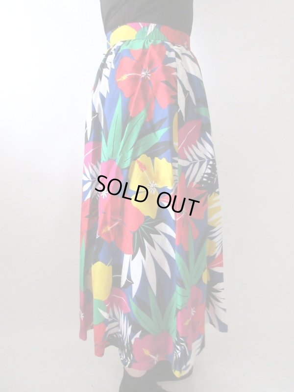 画像7: 【何と合わせようかワクワクします*】トロピカルフラワースカート
