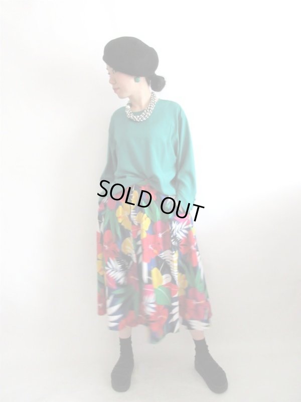 画像5: 【何と合わせようかワクワクします*】トロピカルフラワースカート