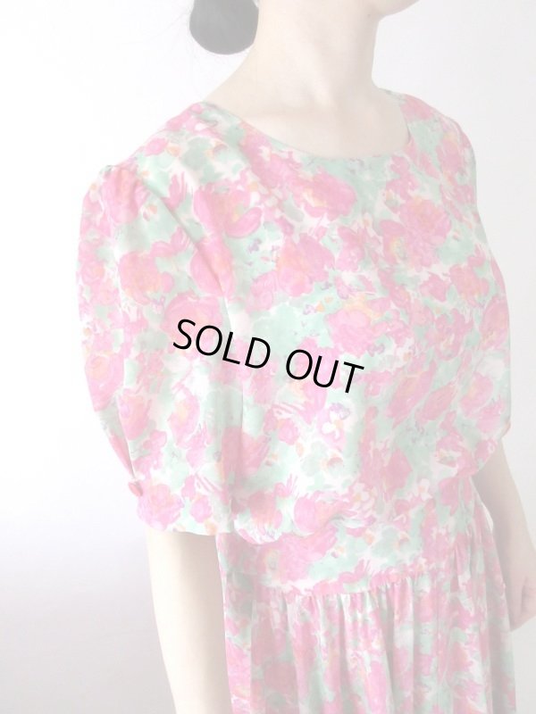 画像8: 【ネックレスと2点セット*】ドラマティックフラワーワンピース