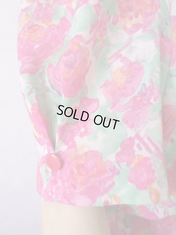 画像9: 【ネックレスと2点セット*】ドラマティックフラワーワンピース