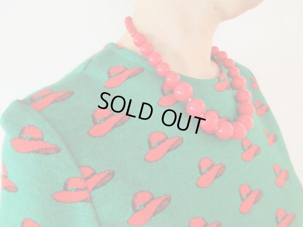 画像6: 【一目でキュンっときたら*】お帽子柄ワンピース