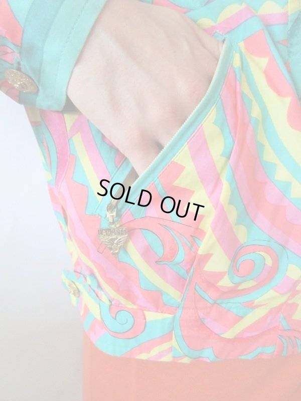 画像12: 【イヤリングと2点セット*】金具もチャームポイントな個性柄アウター