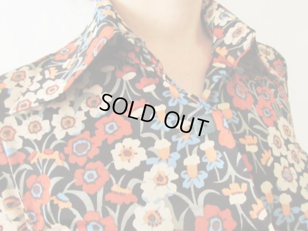 画像6: 【スッキリシルエット美人*】レトロフラワーワンピース