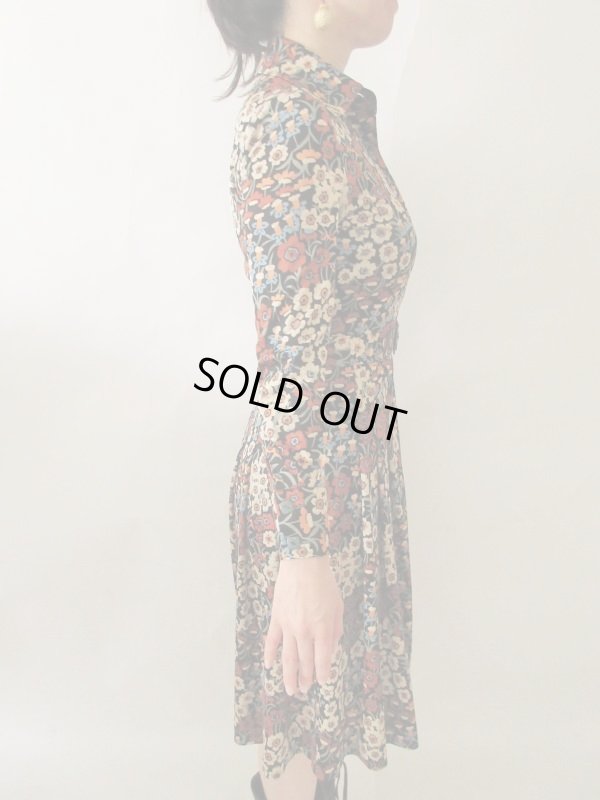 画像4: 【スッキリシルエット美人*】レトロフラワーワンピース