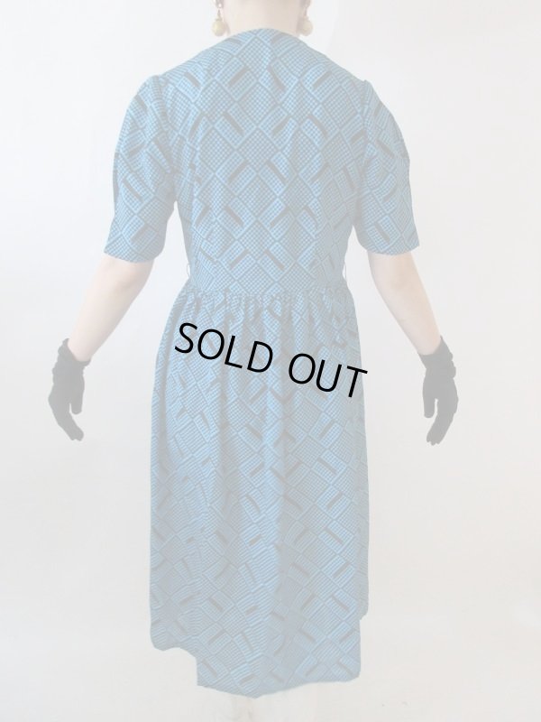 画像5: 【ショルダーにも注目*】お仕立て品の１点モノ*レトロデザインワンピ