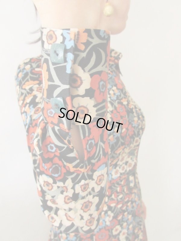 画像8: 【スッキリシルエット美人*】レトロフラワーワンピース