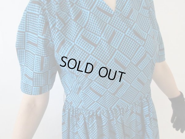 画像7: 【ショルダーにも注目*】お仕立て品の１点モノ*レトロデザインワンピ