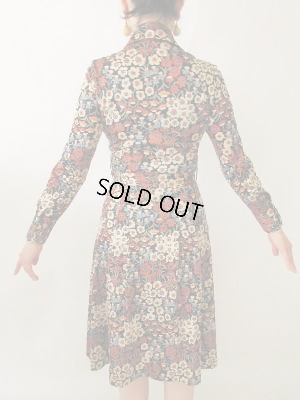 画像5: 【スッキリシルエット美人*】レトロフラワーワンピース