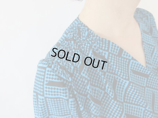 画像6: 【ショルダーにも注目*】お仕立て品の１点モノ*レトロデザインワンピ