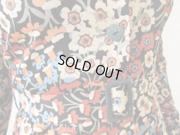 画像7: 【スッキリシルエット美人*】レトロフラワーワンピース