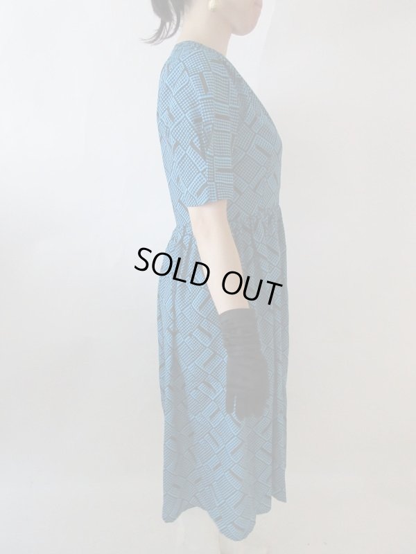 画像4: 【ショルダーにも注目*】お仕立て品の１点モノ*レトロデザインワンピ