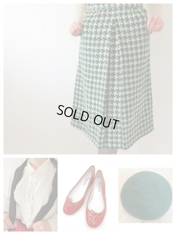 画像9: 【９コーデ掲載中*】レトロ配色スカート