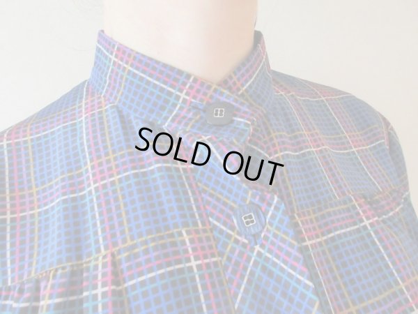 画像6: 【可愛い配色*】お仕立て品の１点モノ*レトロ格子柄ワンピ