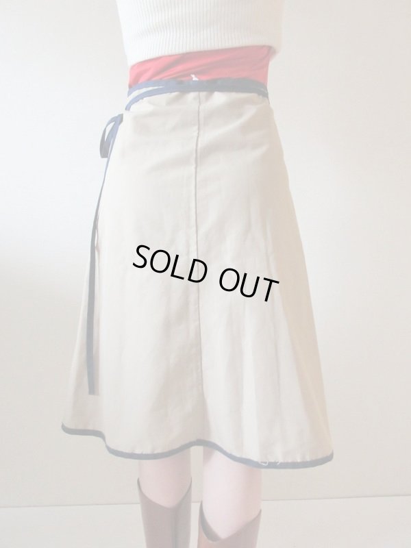 画像9: 【マリン好きな方へ*】ヨット柄ラップスカート