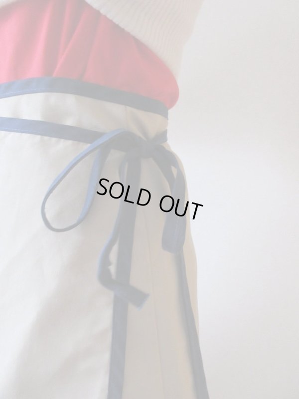 画像11: 【マリン好きな方へ*】ヨット柄ラップスカート