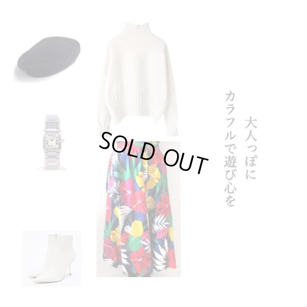 画像4: 【何と合わせようかワクワクします*】トロピカルフラワースカート