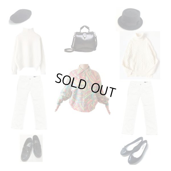 画像5: 【イヤリングと2点セット*】金具もチャームポイントな個性柄アウター