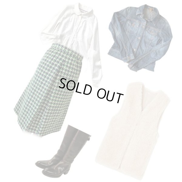 画像8: 【９コーデ掲載中*】レトロ配色スカート