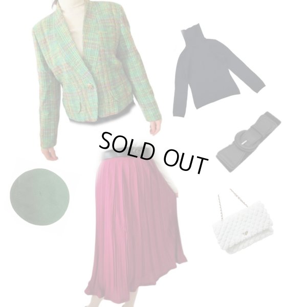 画像5: 【イヤリングと2点セットでお届け*】鮮やかツイードジャケット