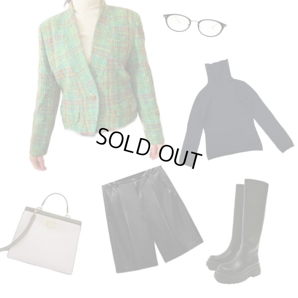 画像4: 【イヤリングと2点セットでお届け*】鮮やかツイードジャケット