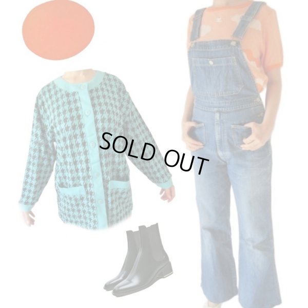 画像3: 【ゆったりsize*】未使用*千鳥柄カーディガン