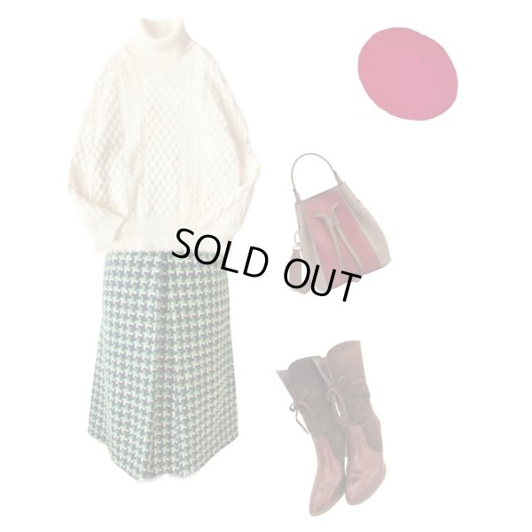 画像5: 【９コーデ掲載中*】レトロ配色スカート