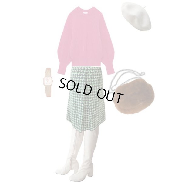 画像3: 【９コーデ掲載中*】レトロ配色スカート