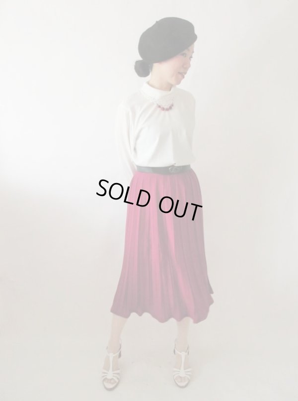 画像10: 【スカートと２点セット*】お花に蝶々が舞うシャツとスカート