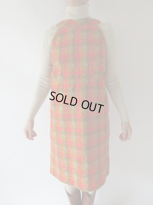 画像3: 【インナーは何着ようか♪*】鮮やか配色ワンピース 