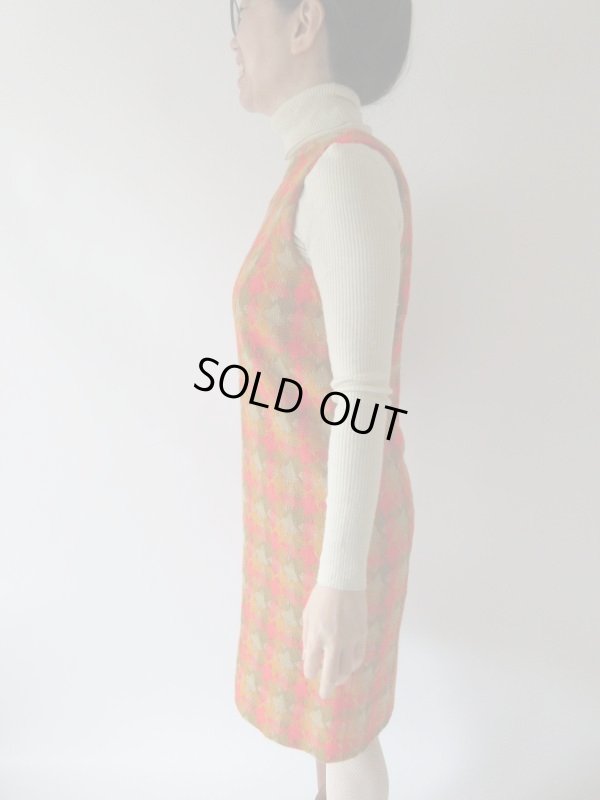 画像4: 【インナーは何着ようか♪*】鮮やか配色ワンピース 