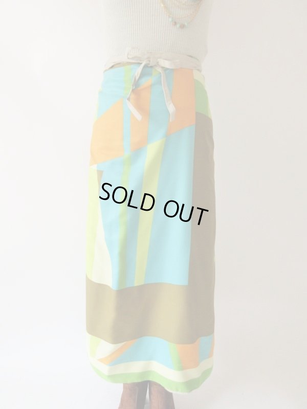 画像6: 【圧倒的個性*】ラップスカート風スカーフ巻きスカート