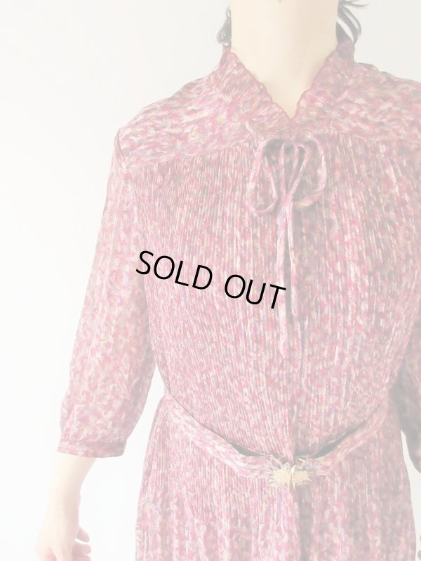 画像7: 【バックルも素敵*】ワンポイントリボンのクラシカルワンピース 