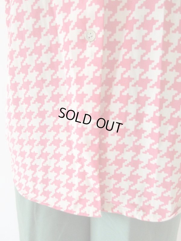 画像8: 【ヴィンテージ愛を語りたくなる*】ゆったりsize*デジタル千鳥柄シャツ