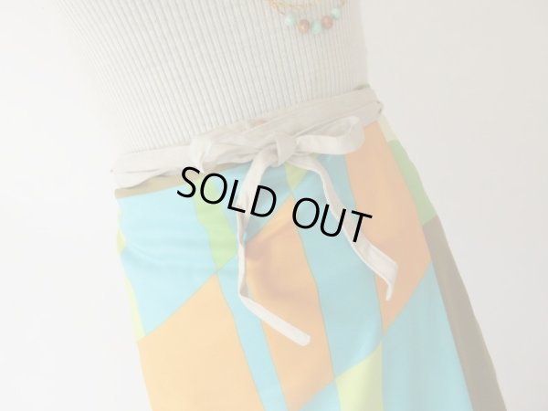 画像8: 【圧倒的個性*】ラップスカート風スカーフ巻きスカート