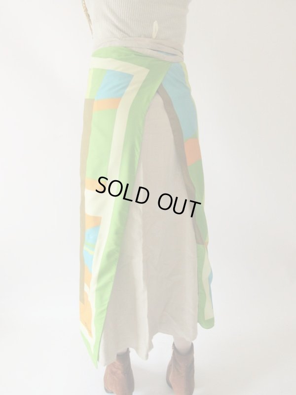 画像7: 【圧倒的個性*】ラップスカート風スカーフ巻きスカート